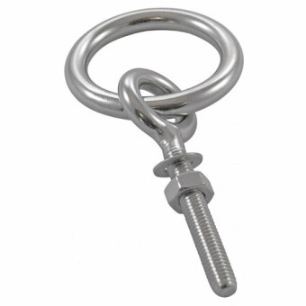 Рекомендуем купить Рым-болт ART 8228 М10 с кольцом 9х50, нерж. сталь А2