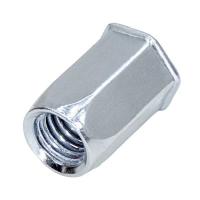 Купить заклепка м10x22 шестигранная с внутренней резьбой и уменьшенным бортом, оц. сталь оптом | ПРОТОРГ