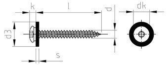 Рекомендуем купить Art. 9066 A2 C 3,9X22 TX15 - RAL 7016
