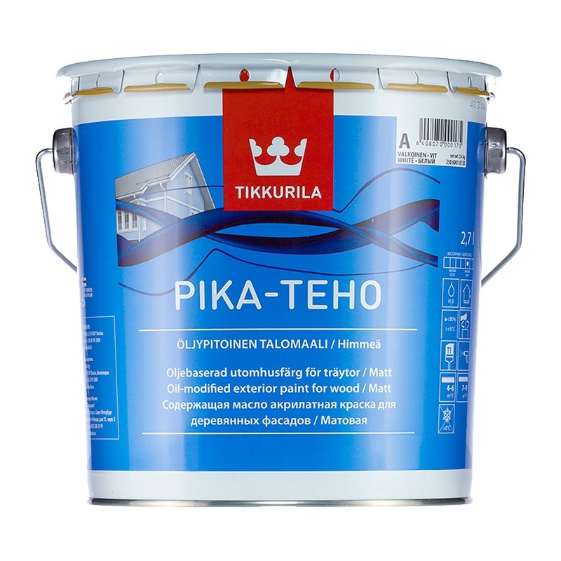 Рекомендуем купить Краска для домов Tikkurila Pika-Teho A (2,7 л)