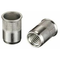 Купить заклепка м6x14 с внутренней резьбой, насечками и уменьшенным бортом, нерж. сталь a2 оптом | ПРОТОРГ