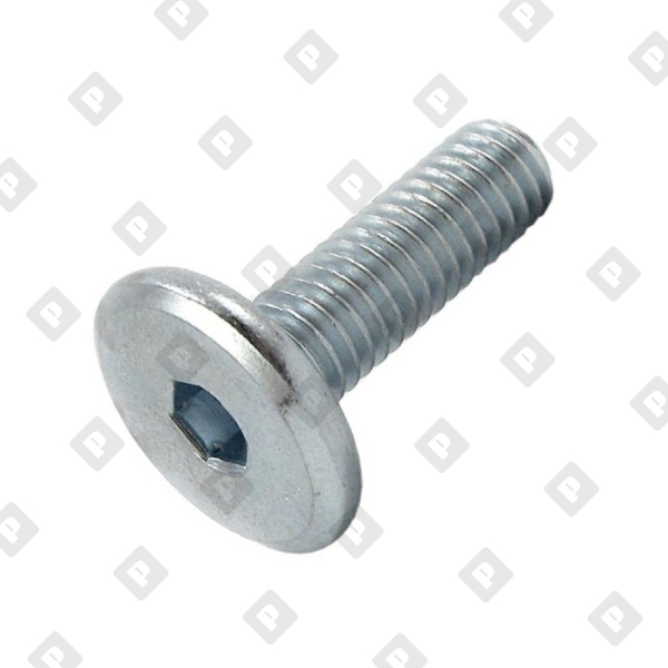 M6x100 DIN 7420 мебельный, оц. сталь - №1