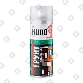 Грунт аэрозольный алкидный универсальный Kudo KU-2004 белый (0,52 л) - №1
