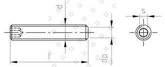 ISO 4026 A4 M 4X45 - №4