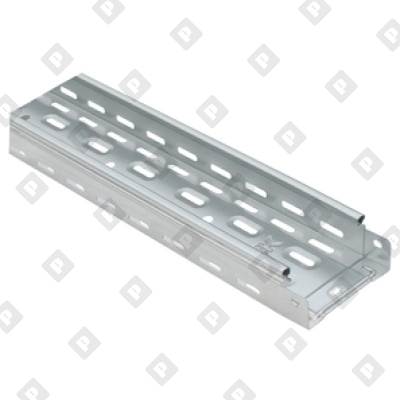 Лоток кабельный перфорированный 150x50x0,55 мм, оц. сталь - №1