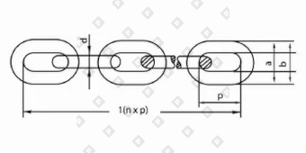 Цепь G80 26х78 грузоподъемная 21.2 т, кл. пр. 8 - №2