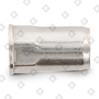 Заклепка ART 1027 M8х17 с внутренней резьбой и уменьшенным потайным бортиком, полушестигранная, нерж. сталь А2 - №2