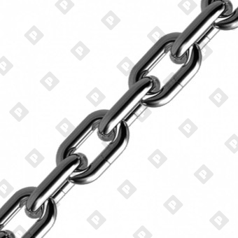 Цепь короткозвенная DIN 766 Ø5x18.5, нерж. сталь A2 - №1
