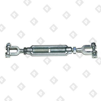 Талреп грузовой открытый 7/8" x 18" вилка-вилка 3,27 т, оц. сталь - №3