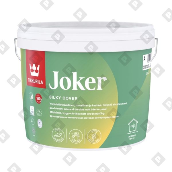 Краска акрилатная Tikkurila JOKER A (2,7 л) - №1