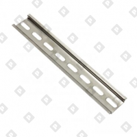 DIN-рейка монтажная перфорированная 35x0,9 мм, оц. сталь - №1