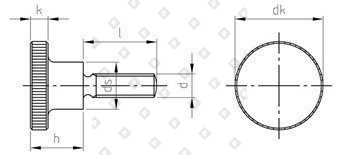 DIN 464 AISI 303 M 8X20 - №4