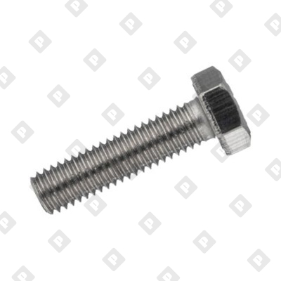 Болт ГОСТ 7798 M6x25 с шестигранной головкой и полной резьбой, кл. пр. 4.8-5.8, кг - №1