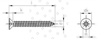 DIN 7982 A4 C 2,9X9,5 Z - №4