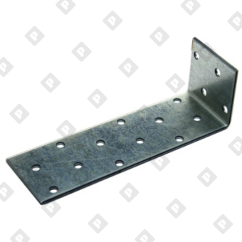 Уголок крепежный анкерный KUL 40x320x40x2 мм, оц. сталь - №1