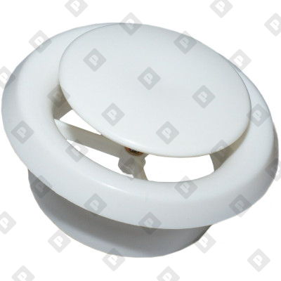 Диффузор пластиковый универсальный Ø100 мм - №1