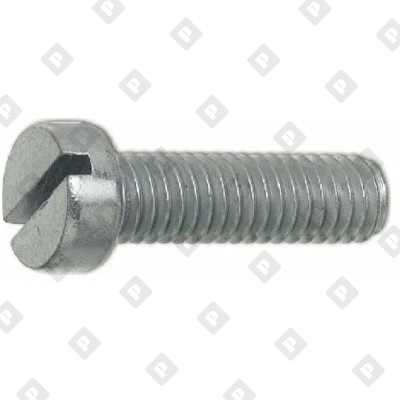 Винт ГОСТ 1491 М5x30 с цилиндрической головкой и прямым шлицем, кл. пр 4.8, оц. сталь - №1