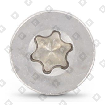 Винт ISO 10642 (DIN 7991) M4x20 с потайной головкой и шлицем TORX, нерж. сталь А4 - №2