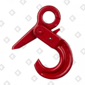 Крюк самозакрывающийся с проушиной 15 т, кл.пр. 8 - №3