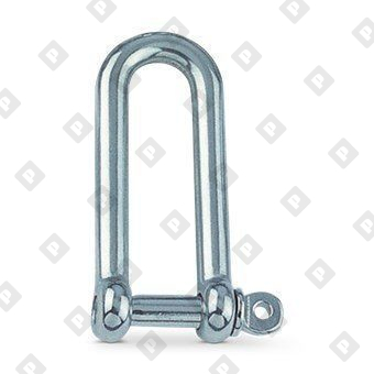 Скоба такелажная D-образная ART 8259 Ø12 мм удлиненная, нерж. сталь А4 - №3