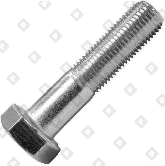 Болт DIN 931 M20x120 с шестигранной головкой SW30 и неполной резьбой, кл. пр. 8.8, оц. сталь - №1