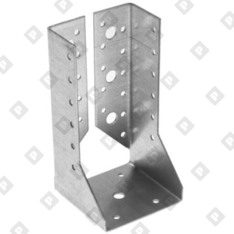 Опора бруса закрытая OBR Z 100x140x76x2 мм, оц. сталь - №1