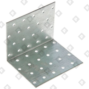 Уголок крепежный равносторонний KUR 40x40x240x2 мм, оц. сталь - №1