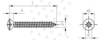 DIN 7983 A4 C 2,2X6,5 Z - №4