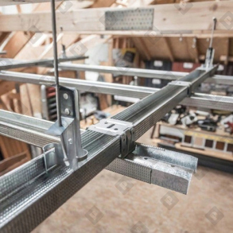 Соединитель профилей ПП 60х27 двухуровневый, оц. сталь - №2