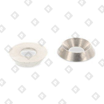 Шайба NF E 27-619 Ø10 полнотелая, со скосом 90 градусов, нерж. сталь AISI 303 - №1