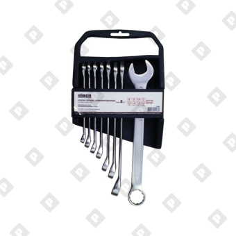 Набор ключей гаечных Biber 90682 Профи, CrV 8-19 мм 8 шт. - №1