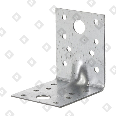 Крепежный усиленный уголок KUU 105x105x90x1.5 мм, оц. сталь - №1