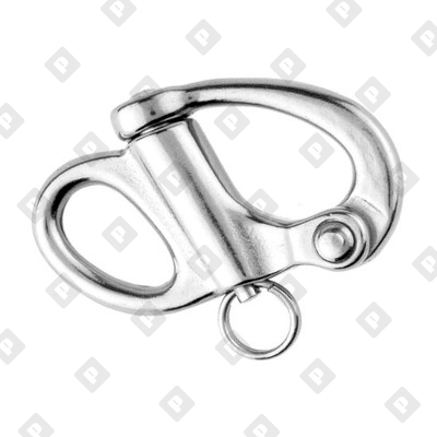 Карабин отцепной «пеликан» с мочкой ART 8288 66 мм, нерж. сталь A4 - №3