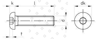 ISO 7380-1 A4 M 12X55/55 - №4
