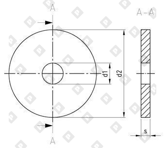 DIN 1052 A2 22X80X8 - №3