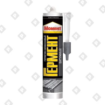 Герметик Момент Гермент битумный, черный (300 мл) - №1