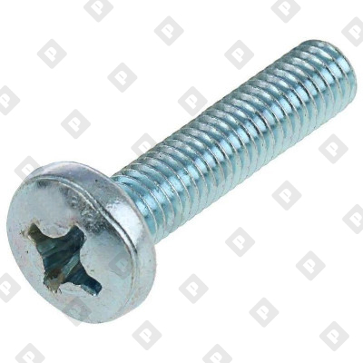 Винт DIN 7985 M6x90 с полуцилиндрической головкой и крестовым шлицем PH, кл. пр. 4.8, оц. сталь - №3