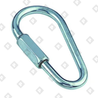 Карабин-груша с резьбовой муфтой ART 8961 4x61, нерж. сталь A4 - №1