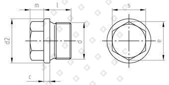 DIN 910 A2 M 16X1,5 согласно DIN 13 - №5