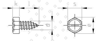 DIN 7976 A2 C 4,2X16 SZ - №4