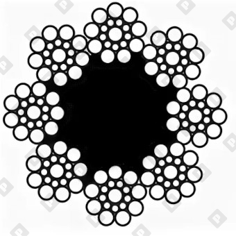 Канат лифтовый DIN 3062 Ø 10 мм, органический сердечник, ГЛ - №2