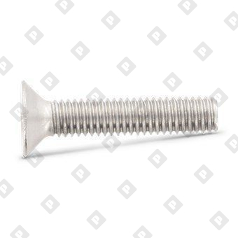 Винт ISO 10642 (DIN 7991) M4x20 с потайной головкой и шлицем TORX, нерж. сталь А4 - №4