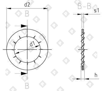 DIN 6798 A4 J 17,0 - №3
