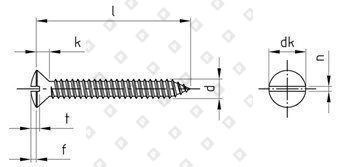 DIN 7973 A2 C 6,3X32 - №4