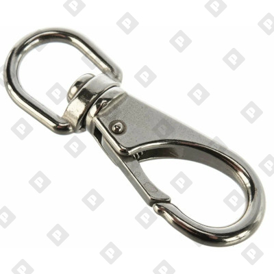 Карабин зацепной с вертлюгом ART 8257 11 мм, нерж. сталь A2 - №1