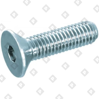 Винт DIN 7991 M10x70 с потайной головкой и внутренним шестигранником, кл. пр. 8.8, оц. сталь - №3